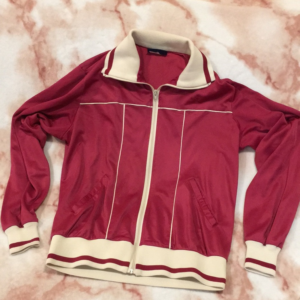 Retro Nike Sports Zip Up Jacket Mens Size L Resale Fleece lined.